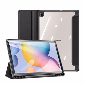 DUX DUCIS apvalks TOBY ar zīmuļa turētāju SAMSUNG Tab S6 Lite (P610/P613/P615/P619) melns