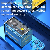 Portatīvais lādētājs WK Design "WP-337" Melns 20000mAh (PD 20W / QC3.0 22.5W)