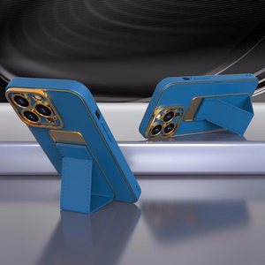 Чехол New Kickstand для iPhone 13 Pro с подставкой розовый