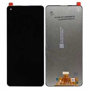 LCD ekrāns Samsung A217F A21s ar skārienjūtīgu ekrānu melns oriģināls
