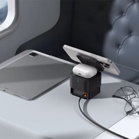 Bezvadu lādētājs Baseus "MagPro 2in1" melns 20W (iPhone / Apple Watch)