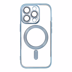 Case for iPhone 16 PRO Electro Mag Cover compatible with MagSafe blue
