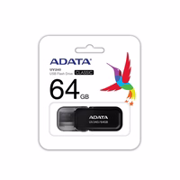 ADATA UV240 USB zibatmiņa 64GB USB 2.0 melna