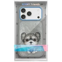 Nimmy Big Eyed Pet 2.0 Suņa viedtālruņa apvalks iPhone 17 Pro - pelēka