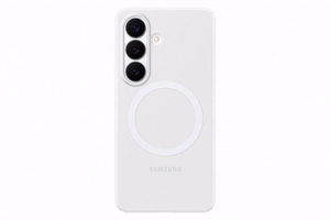 Samsung Силиконовый Магнитный Чехол для Samsung Galaxy S26, совместим с MagSafe - белый