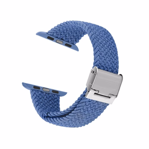 Crong Wave Band pīta siksniņa Apple Watch 38 / 40 / 41 mm un 42 mm (Series 10 / 11) modeļiem, zila