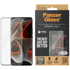 PanzerGlass temperētais stikls ar itin plašu atbilstību Motorola Edge 50 Pro / 50 Ultra