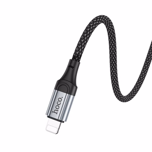 AUX kabelis Lightning uz Jack 3,5 mm Hoco 1 m UPA26 melns