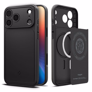 Spigen Thin Fit Magnētiskais viedtālruņa apvalks iPhone 17 Pro - melns
