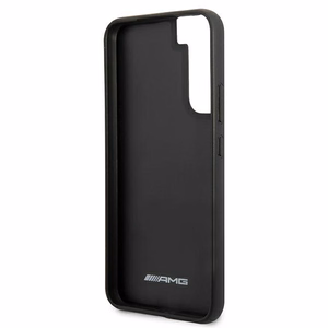 AMG Carbon Stripe&Embossed viedtālruņa apvalks Samsung Galaxy S22+ - Melns