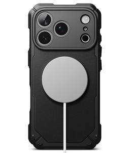Ringke Rugged Gear Magnetic MagSafe maciņš iPhone 18 Pro / 17 Pro, melns