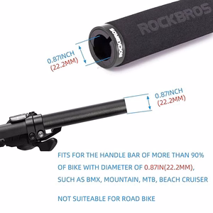 Rockbros BT1001BKBK putu velosipēda stūres rokturi - melni