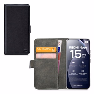 Mobilize Classic Gelly Wallet Book Maciņš Xiaomi Redmi Note 15 Pro 5G melns