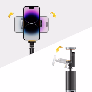 TECH-PROTECT L08S BLUETOOTH SELFIJU NŪJA AR TRIJKĀJI MELNS
