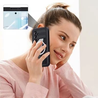 Ūdensizturīgs apvalks SHELLBOX MARS ar metāla gredzenu, paredzēts SAMSUNG S25 Plus, melns