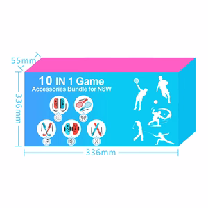 Nintendo Switch Sports 10-in-1 ģimenes piederumu komplekts - Sarkans un zils