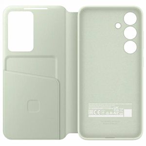 Samsung Smart View Wallet viedtālruņa apvalks Samsung Galaxy S24 Plus gaiši zaļš