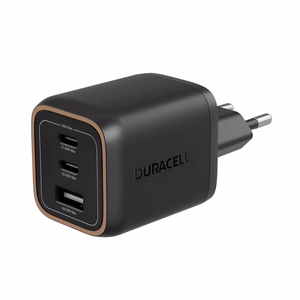 Duracell sienas lādētājs (DRACUSB25-EU) – 65 W, melns