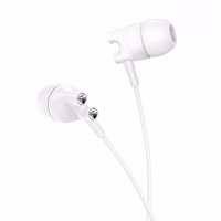 Borofone Austiņas BM72 Baltas krāsas