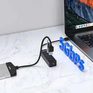 UNITEK H1117A aktīvs USB-A sadalītājs 4x USB-A 3.1, 10W