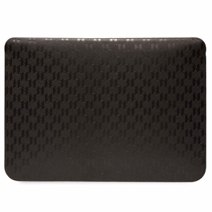Karl Lagerfeld Saffiano Monogramma Choupette apvalks 16" klēpjdatoram - melns