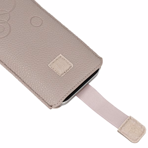WONDER Deko viedtālruņa apvalks (Izmērs XL) Iphone 15/15 Pro/Iphone 16/16 Pro/Samsung S24/S24 Plus/S25/S25 Plus/A53/A55 5G kapučīno