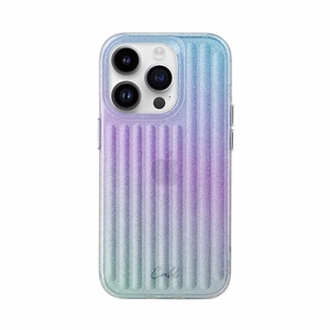 Uniq Coehl Linear viedtālruņa apvalks iPhone 14 Pro - zils un rozā