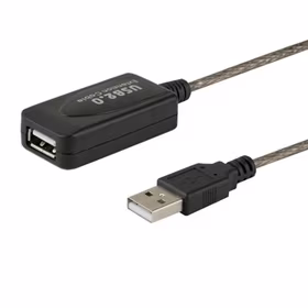 SAVIO CL-130 USB active port extension 10m USB 2.0-A male USB 2.0-A female melns
