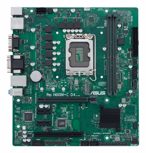 ASUS PRO H610M-C D4-CSM mātesplate Intel H610 LGA 1700 micro ATX