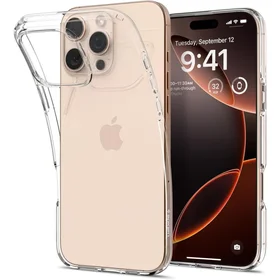 Spigen Liquid Crystal viedtālruņa apvalks iPhone 16 Pro - caurspīdīgs
