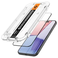 Spigen Glas.tR EZ Fit FC rūdītais stikls iPhone 15 Plus - melns 2 gab.