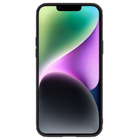 Nillkin CamShield Leather S viedtālruņa apvalks iPhone 14 apvalks ar kameras vāciņu melns