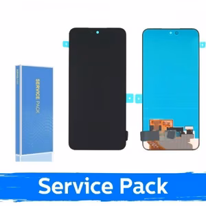 LCD displejs saderīgs ar Samsung S721 S24 FE melns (Service Pack) (NF versija)