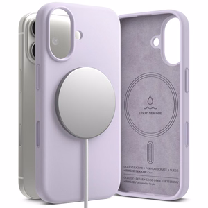 Ringke Silikona Magnētiskais viedtālruņa apvalks iPhone 17 - Violets
