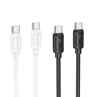 Kabelis USB C uz USB C Hoco PD 5A 240W 1 m X115 balts