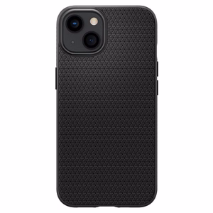 Spigen Liquid Air viedtālruņa apvalks iPhone 13 mini - matēti melns