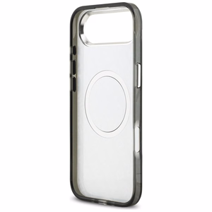 Karl Lagerfeld IML Choupette galvas logotipa magnētiskais iPhone Air apvalks - melns