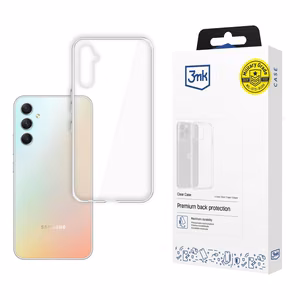 3mk Clear viedtālruņa apvalks Samsung Galaxy A34 5G - caurspīdīgs