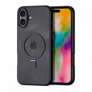 Telefona maciņš Dux Ducis Aimo Mag Stand Apple iPhone 16 Plus melns