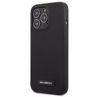 Karl Lagerfeld silikona plāksnes apvalks iPhone 13 Pro / iPhone 13 - melns