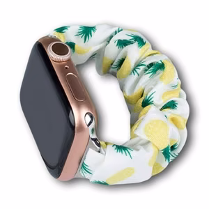 Auduma siksniņa Apple Watch 38 / 40 / 41 mm siksna aproce gumijas siksniņa - ananāss