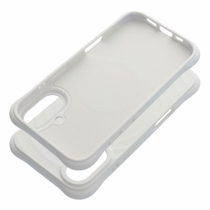 Silicone Zephyr Mag Cover saderīgs ar MagSafe viedtālruņa apvalks IPHONE 16 balts