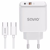 Savio LA-13 mobile device charger Universal balts AC Fast charging Indoor