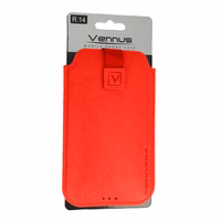 Vennus Deko viedtālruņa apvalks Iphone 15/15 Pro/16/16 Pro/Samsung S24/S25 sarkans