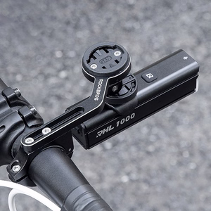 Rockbros 24610002001 priekšējais velosipēda lukturis 1000 lm + USB-C - USB-A kabelis - melns