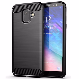 CARBON viedtālruņa apvalks SAMSUNG A6 ( A6 2018 ) melns