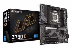 GIGABYTE Z790 D mātesplate - atbalsta Intel Core 14. paaudzes procesorus, 12+1+1 fāžu digitālais VRM, līdz 7600MHz DDR5 (OC), 3xPCIe 4.0 M.2, 2.5GbE LAN, USB 3.2 Gen 2