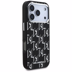 Karl Lagerfeld IML KL Monogramma Magnētiskais apvalks iPhone 17 Pro - melns