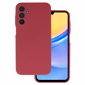 Silikona Lite viedtālruņa apvalks Samsung Galaxy A15 4G/5G bordo
