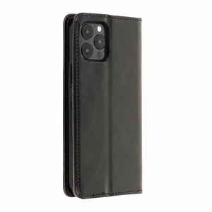Magnētiskā Elite grāmata Iphone 12 Pro Max melna